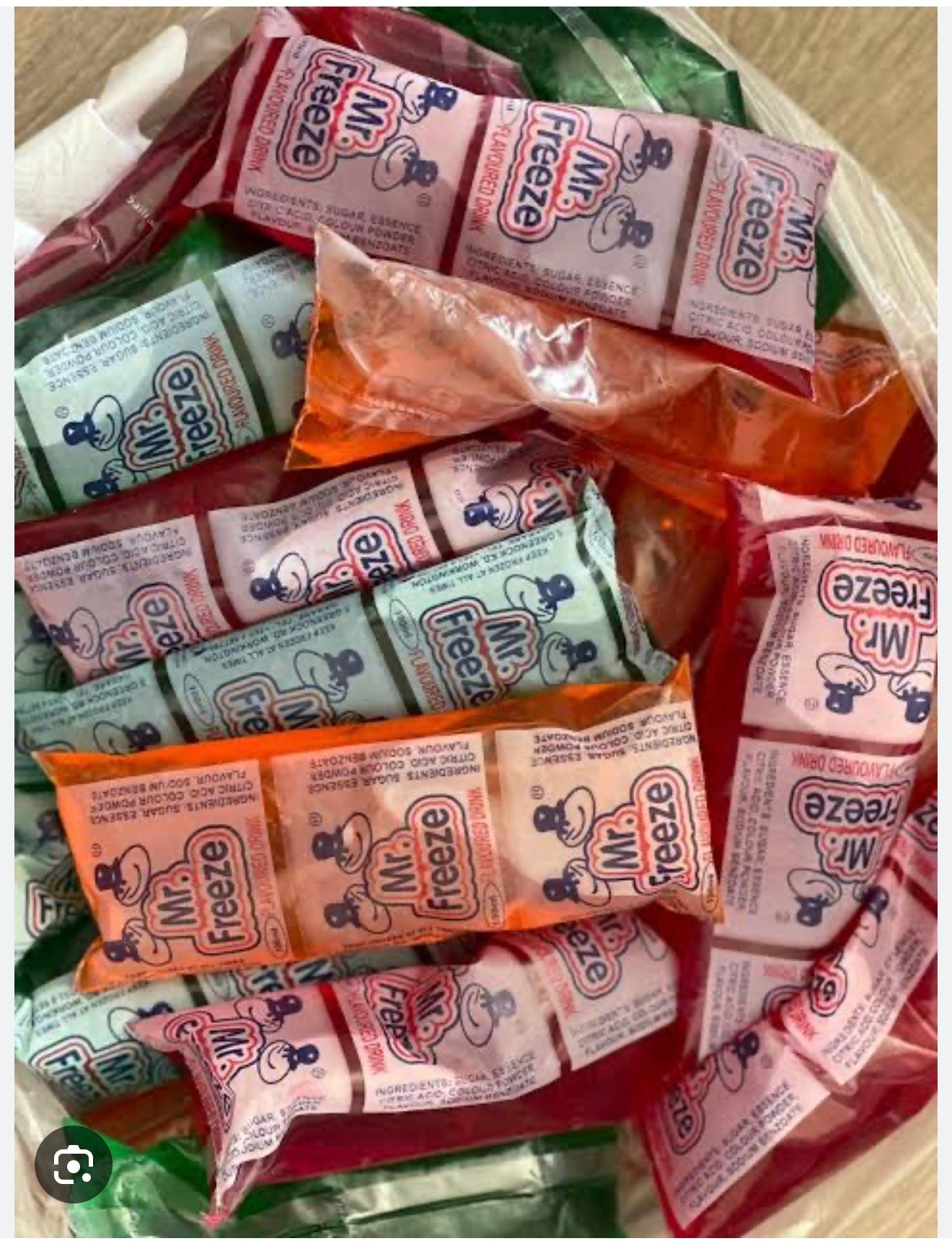 Wholesale pack of freezits 40 units
