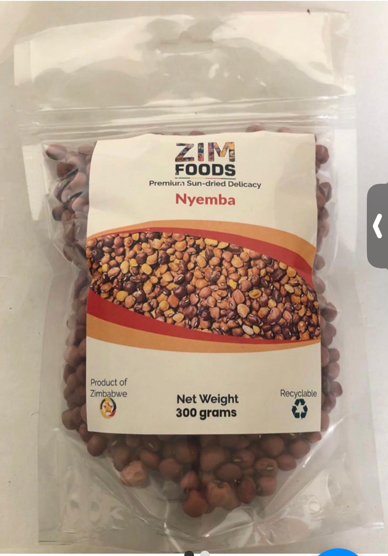 Zimsnacks cowpeas / nyimo 300g