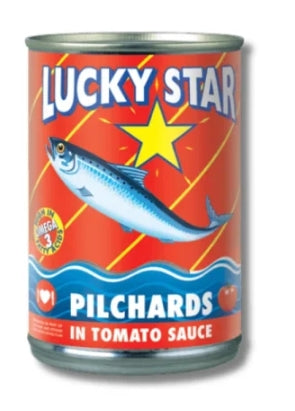 Lucky Star Pillards Tinned Fish in Tomato Sauce 155g