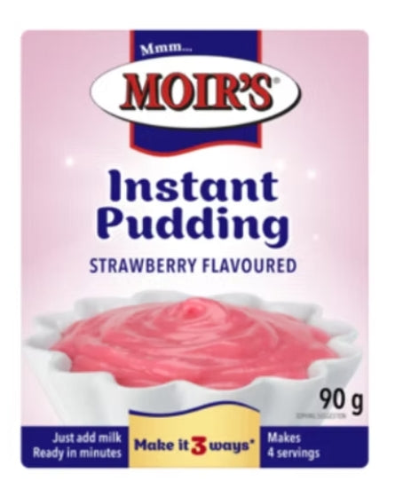 Moirs Instant Pudding - Strawberry 90g