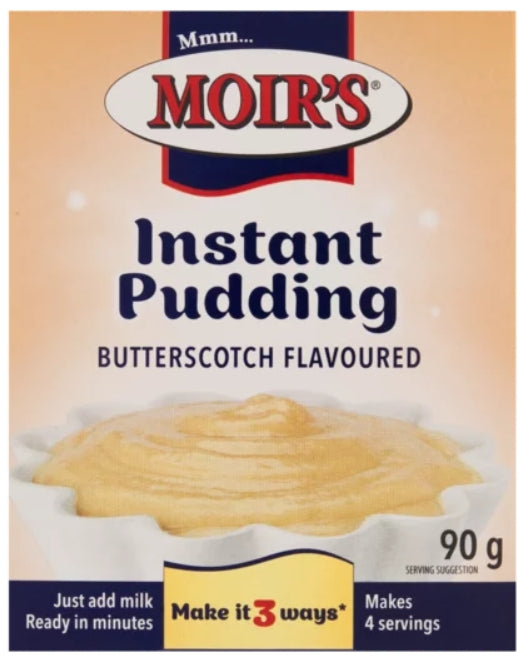 Moirs Instant Pudding Butterscotch 90g