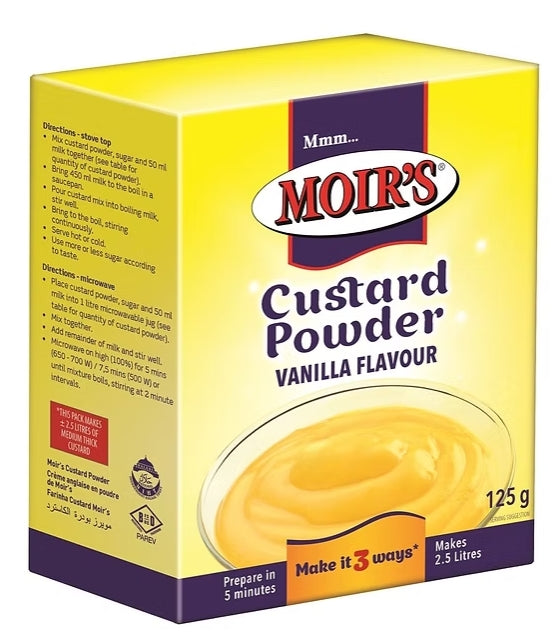 Moirs Custard Powder 125g