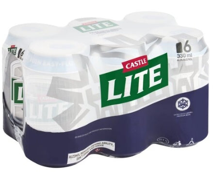 Castle Lite 6 Pack 330m