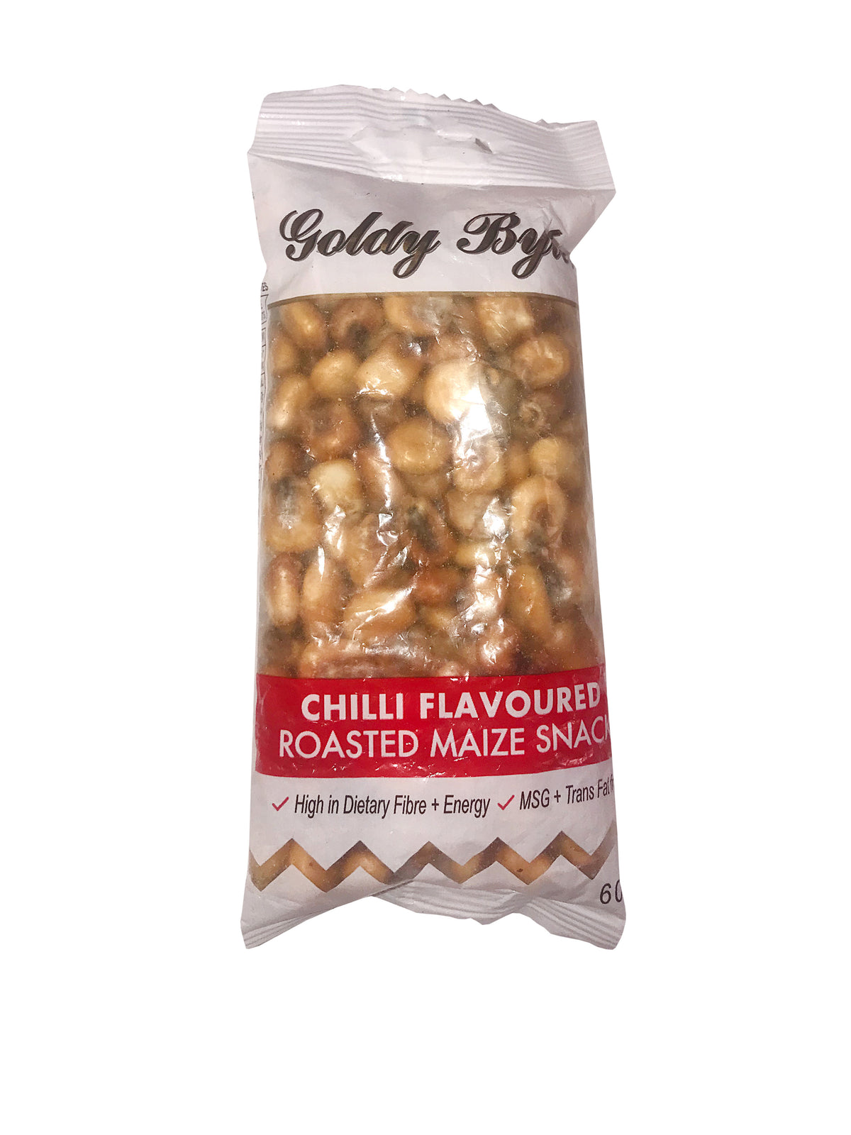Mhandire Goldy Bytes Chilli Flavoured Roasted Maize Snack