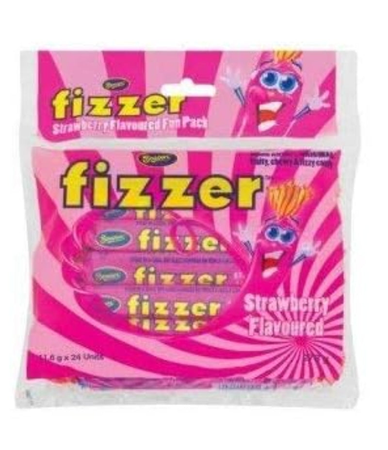 Fizzer Strawberry sweets individual