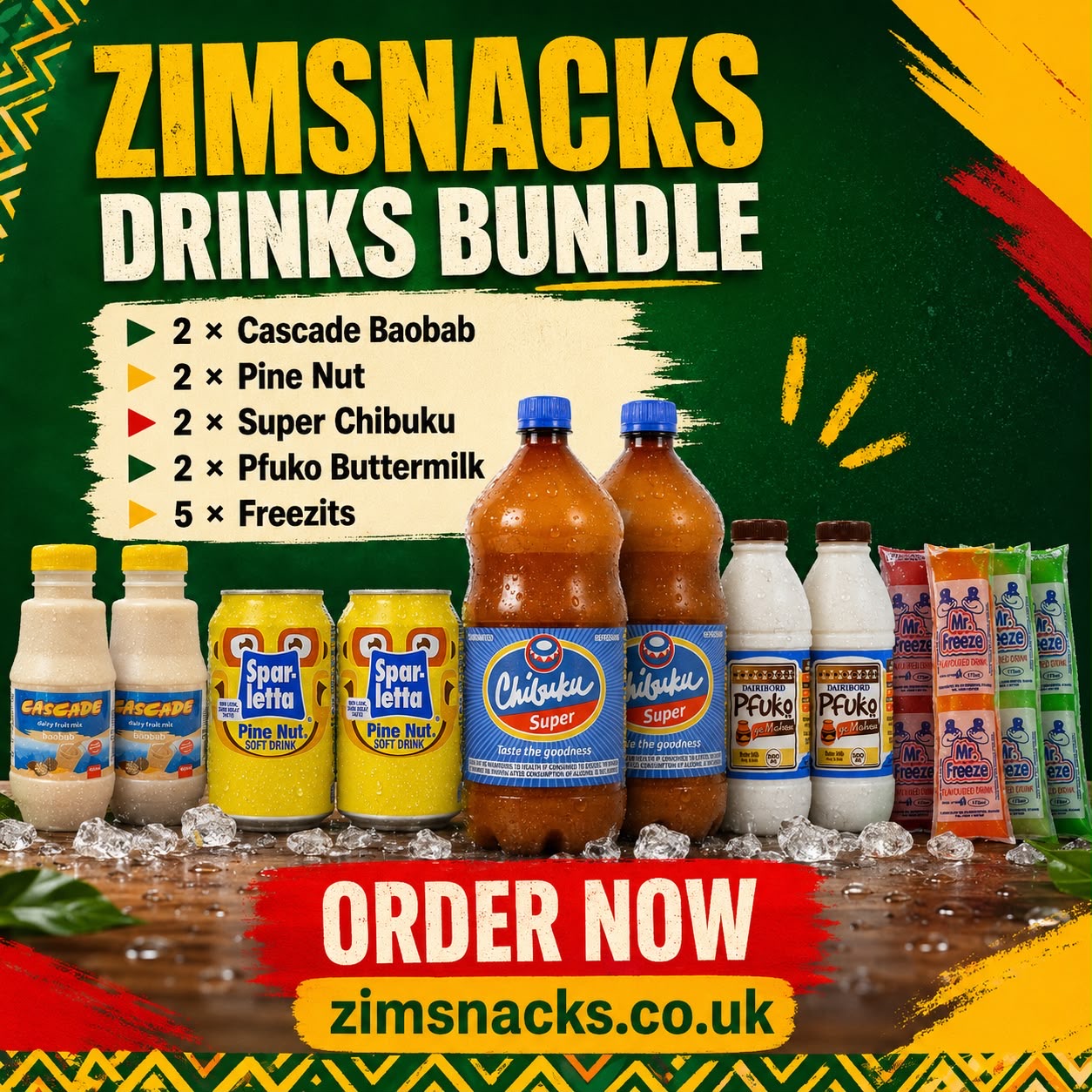 Zimsnacks drinks bundle
