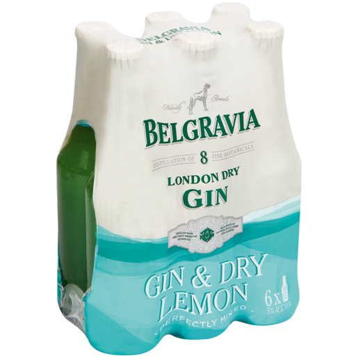 Belgravia London Dry Gin 330ml x6