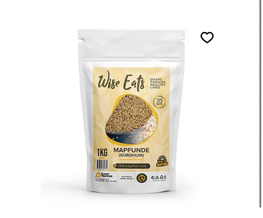 Wise eats mapfunde sorghum finger millet 1kg