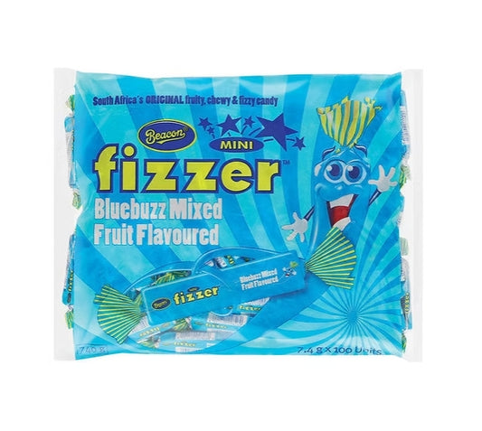 Beacon Fizzer Bluebuzz Mixed Fruite sweets individual
