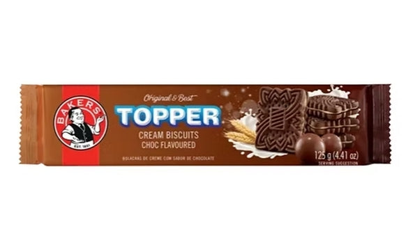 Topper Biscuits Choc Flavour 125g