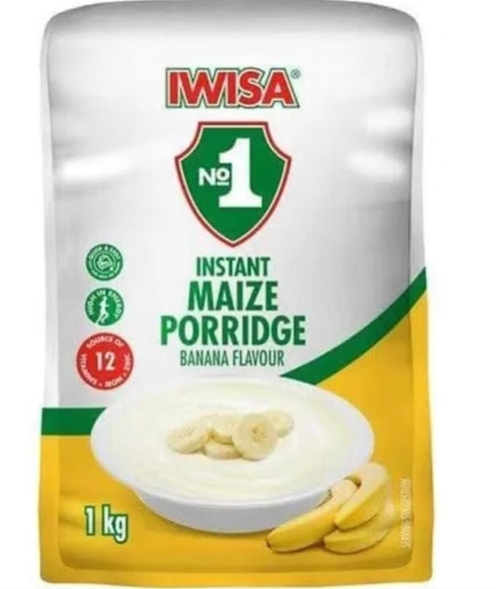 Iwisa Instant Porridge Banana 1kg