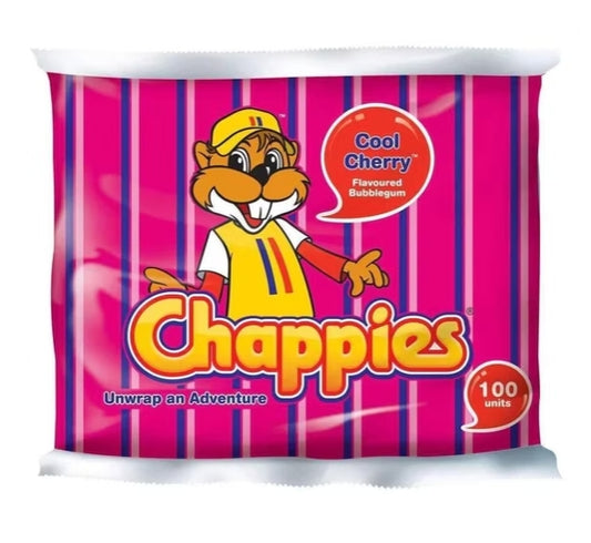 Chappies Bubblegum Cool Cherry 100s SA