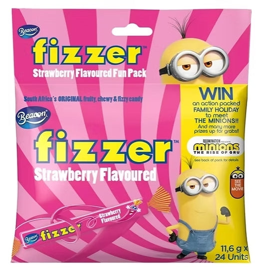 Beacon Fizzer Strawberry sweets individual