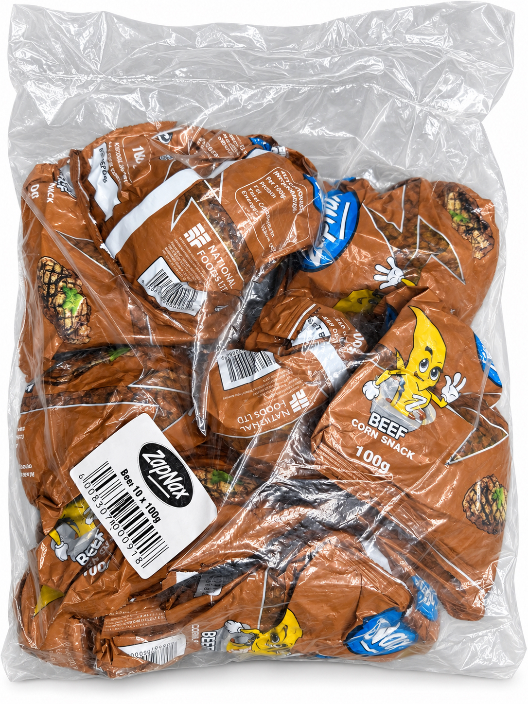 ZapNax Beef 100g x10 pack