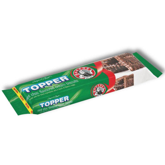 Topper Biscuits Mint Choc Flavour 125g