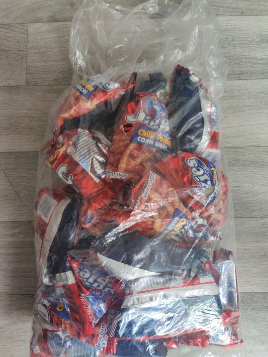 Jiggies chilli tomato corn snacks - 20 pack