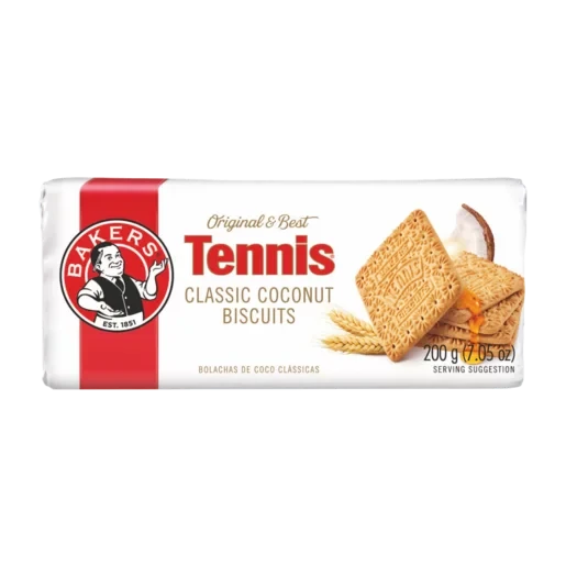Bakers Tennis Coconut Biscuits 200g original SA