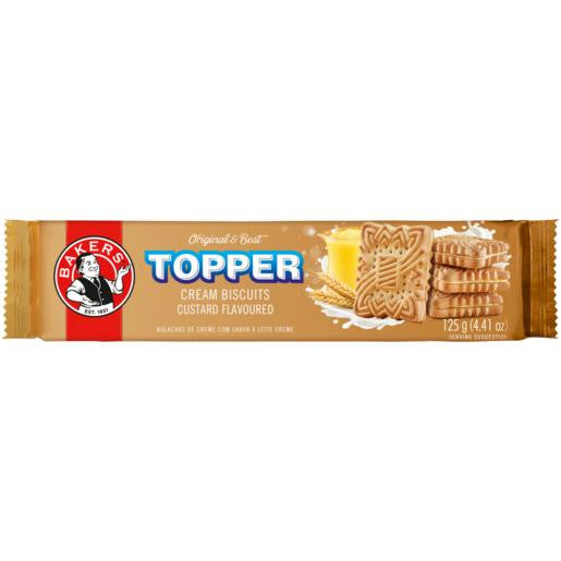 Topper Biscuits Custard Flavour 125g