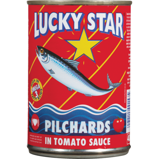 Lucky Star Pillards Tinned Fish in Tomato Sauce 155g