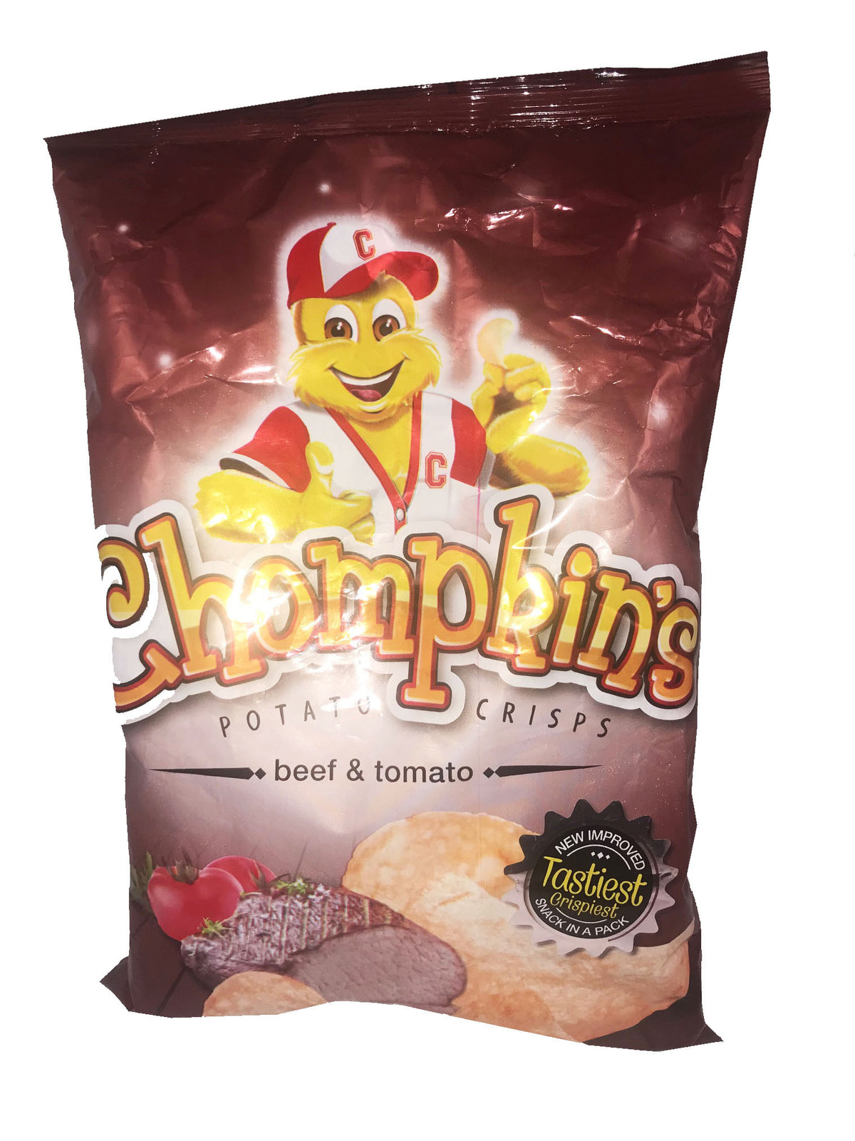 Chompkins Potato Crisps in Beef and Tomato