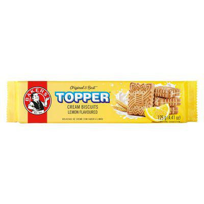 Topper Biscuits Lemon Flavour 125g