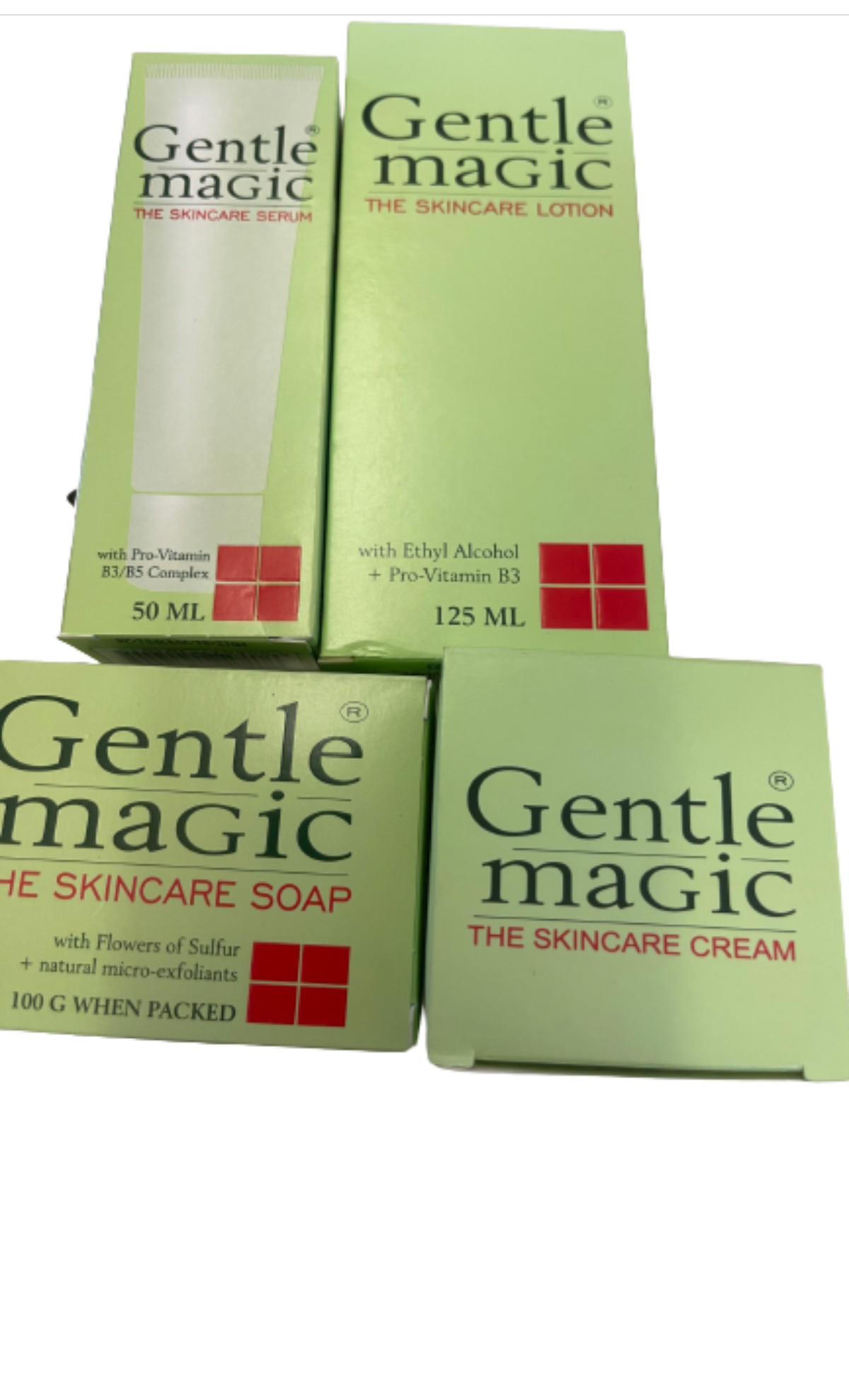 Gentle Magic Skin care 4 piece set