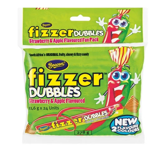 Beacon Fizzer Strawberry and Apple sweets individual