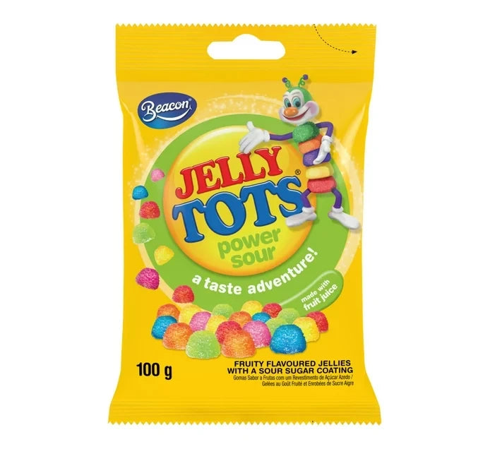 Beacon Jelly Tots Sour Power (1 x 100g)
