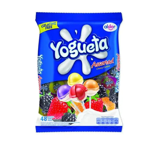 Yoguetta Assorted 48 lollipops SA