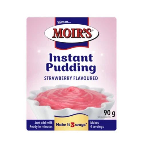 Moirs Instant Pudding - Strawberry 90g