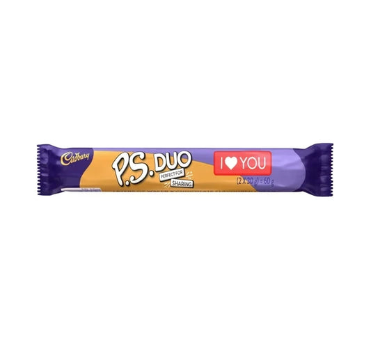 Cadbury chocolate bar 19g PS LOVE U DUO SA