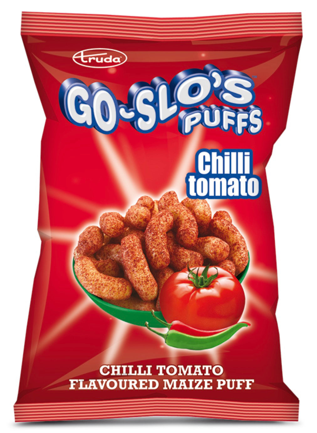 Go Slo’s chilli tomato Maize Snack 100g