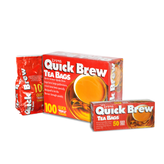 Lyons Quick Brew Black Tea Bags 50s