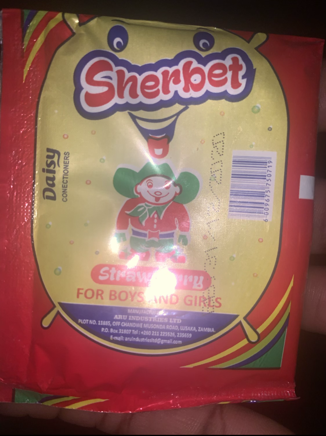 Red mouth sherbet