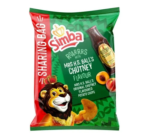 Simba Mrs Balls Chutney Flavoured Chips 120g