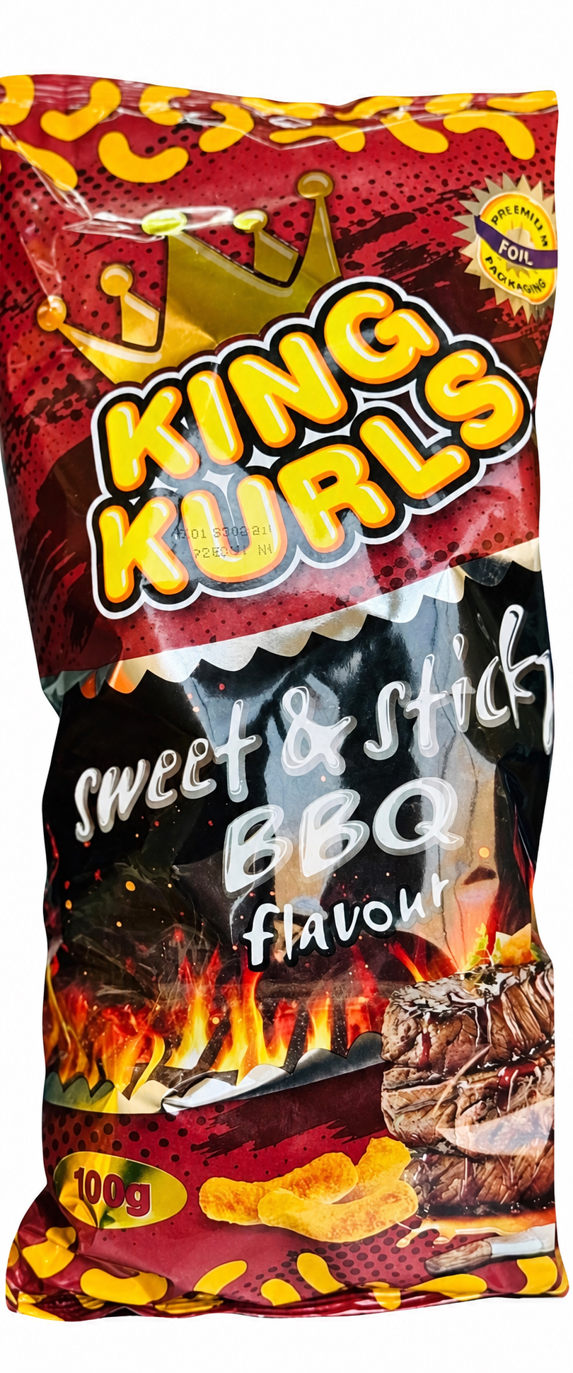 King Kurls Sweet and Sticky BBQ 100g
