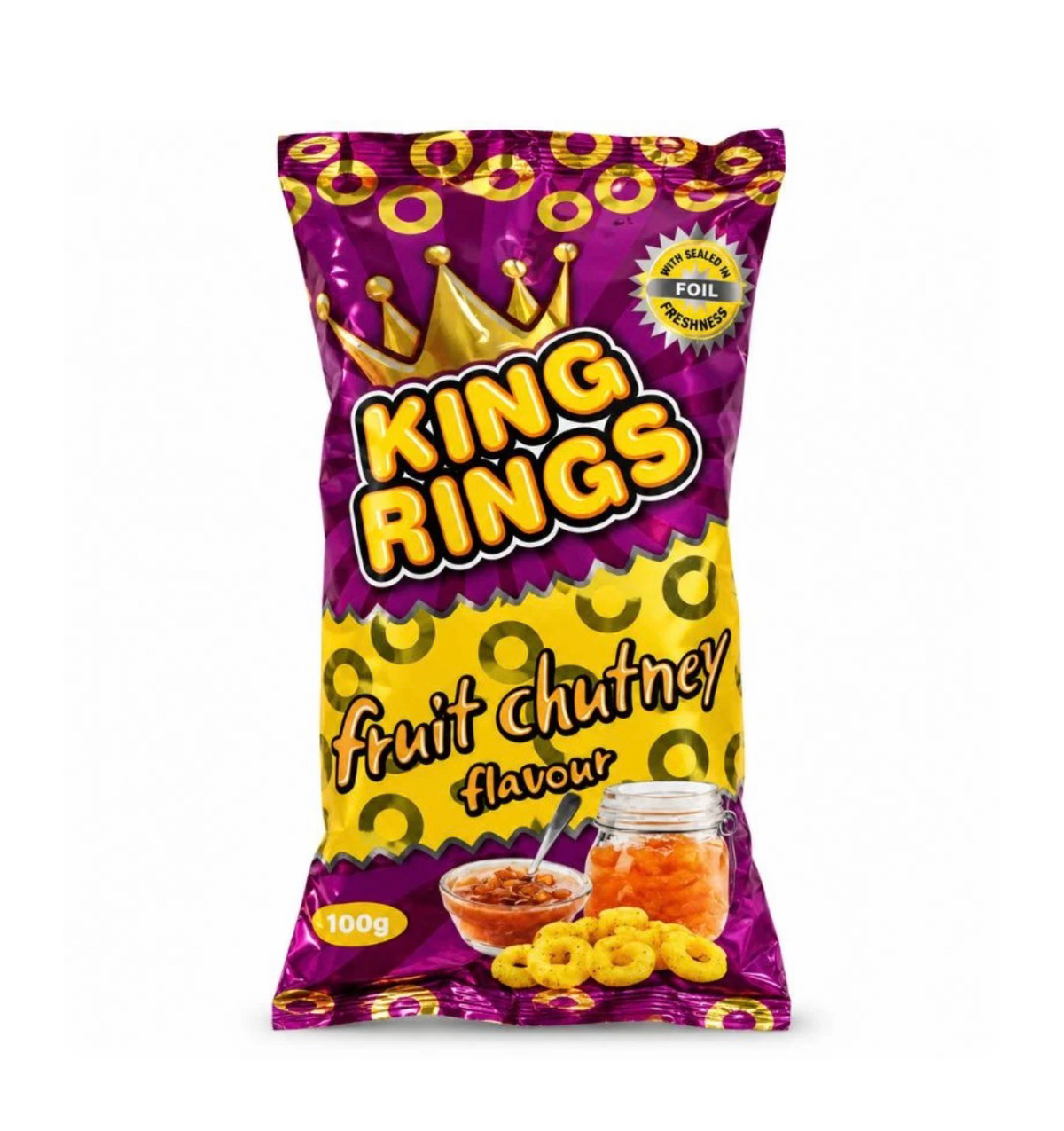 King Rings Fruit Chutney Flavour 100g