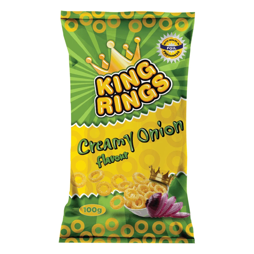 King Rings Creamy Onion Flavour 100g