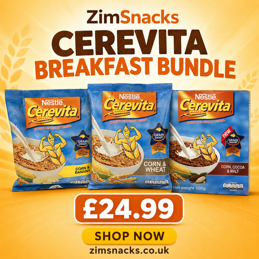 ZimSnacks Cerevita Breakfast Bundle with three Cerevita varieties